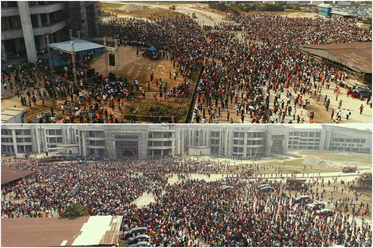 Pastor David Ibiyeomie Moves Sunday Service To World’s Largest Cathedral