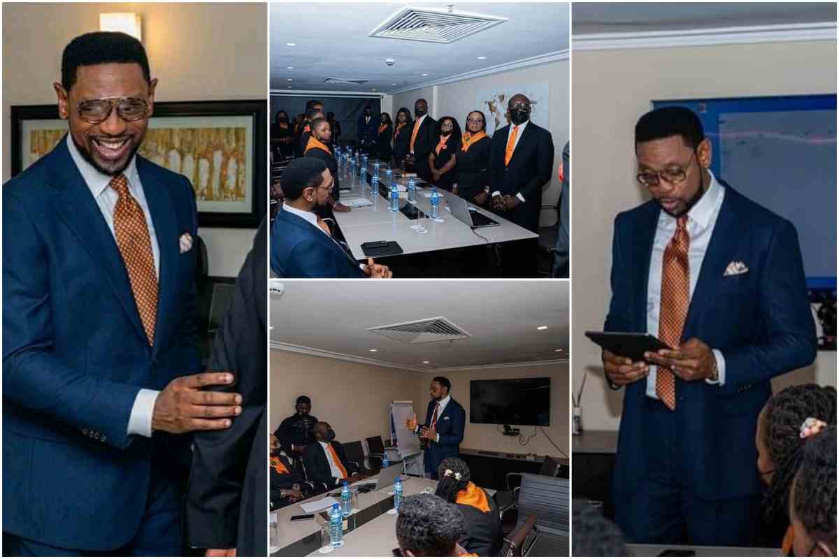 “The Church is Now Setting Standards”- Biodun Fatoyinbo invited by a leading Company in Africa To Teach Staffs On Excellence And Management (PHOTOS)