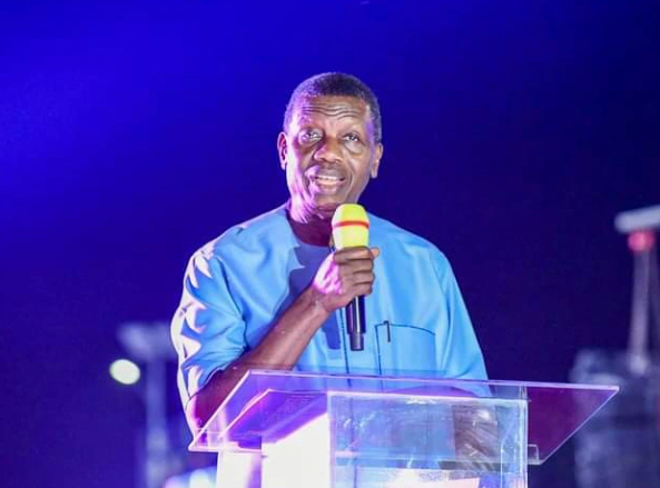 Reactions trail online as Daddy Adeboye advised men to run when they are threatened by a woman