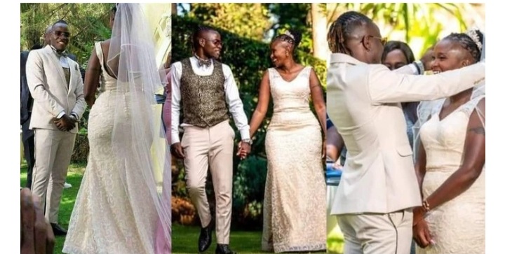 “God did it again” – 32-year-old gospel singer says after marrying 51-year-old lover on his birthday