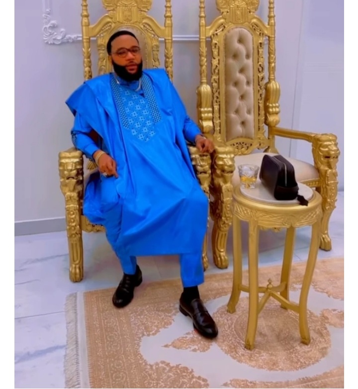 Believe In God – Business Mogul, E-Money Says As He Shows Off His Beautiful Gold Interior Mansion (Photos)