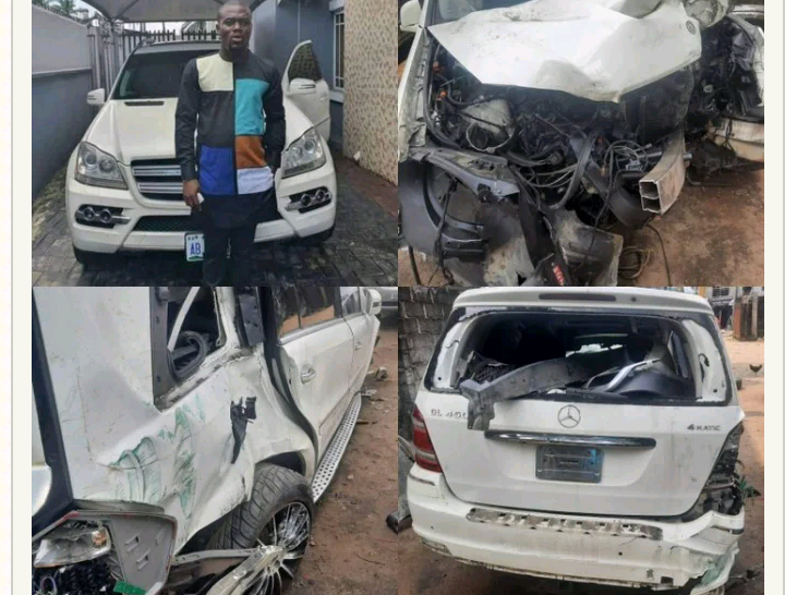Man Thanks God As He Emerges Unhurt From Ghastly Accident (photos)