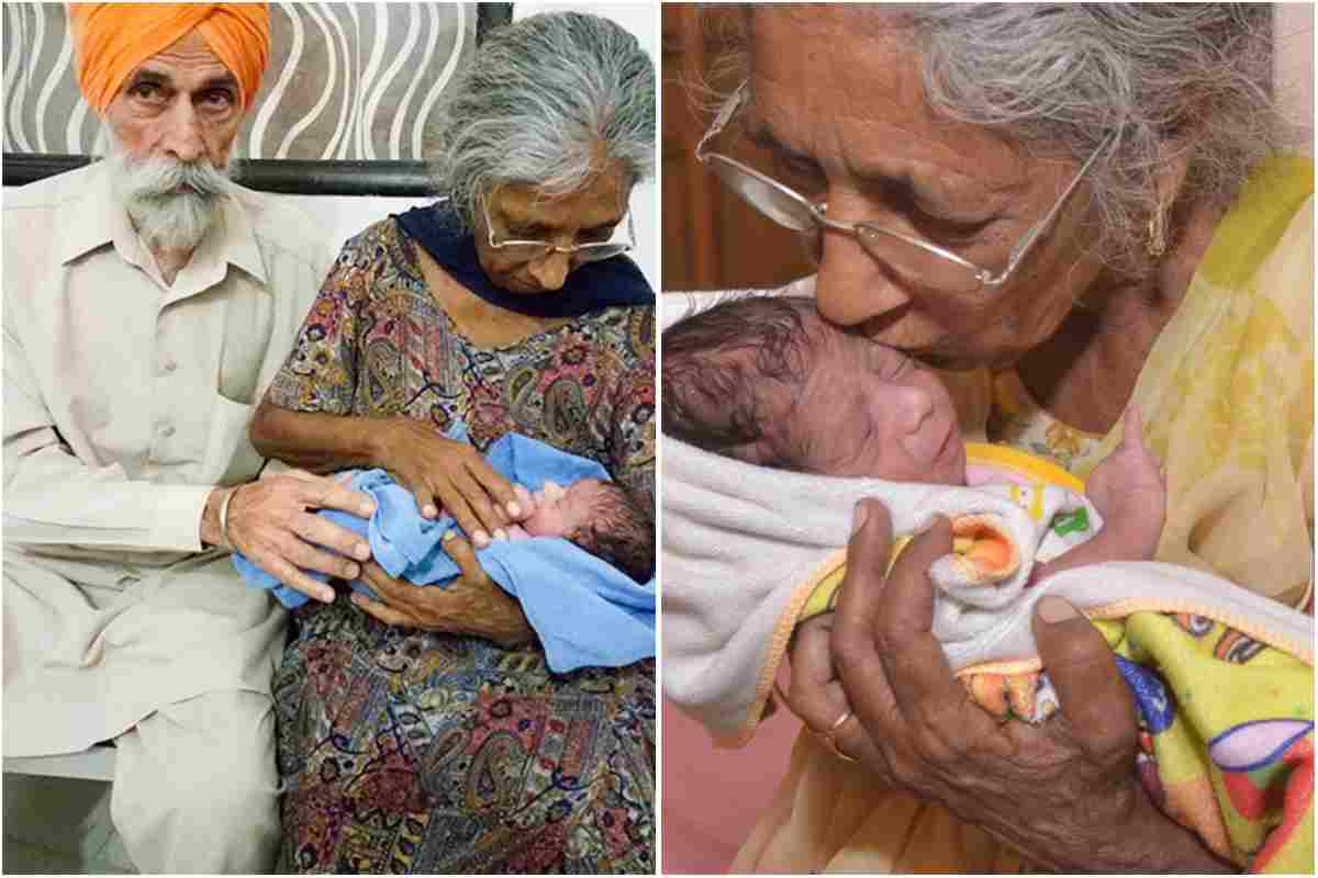 God Heard Our Prayers:  70-Year-Old Indian Woman Gives Birth To First Baby After 46 Years Of Barrenness