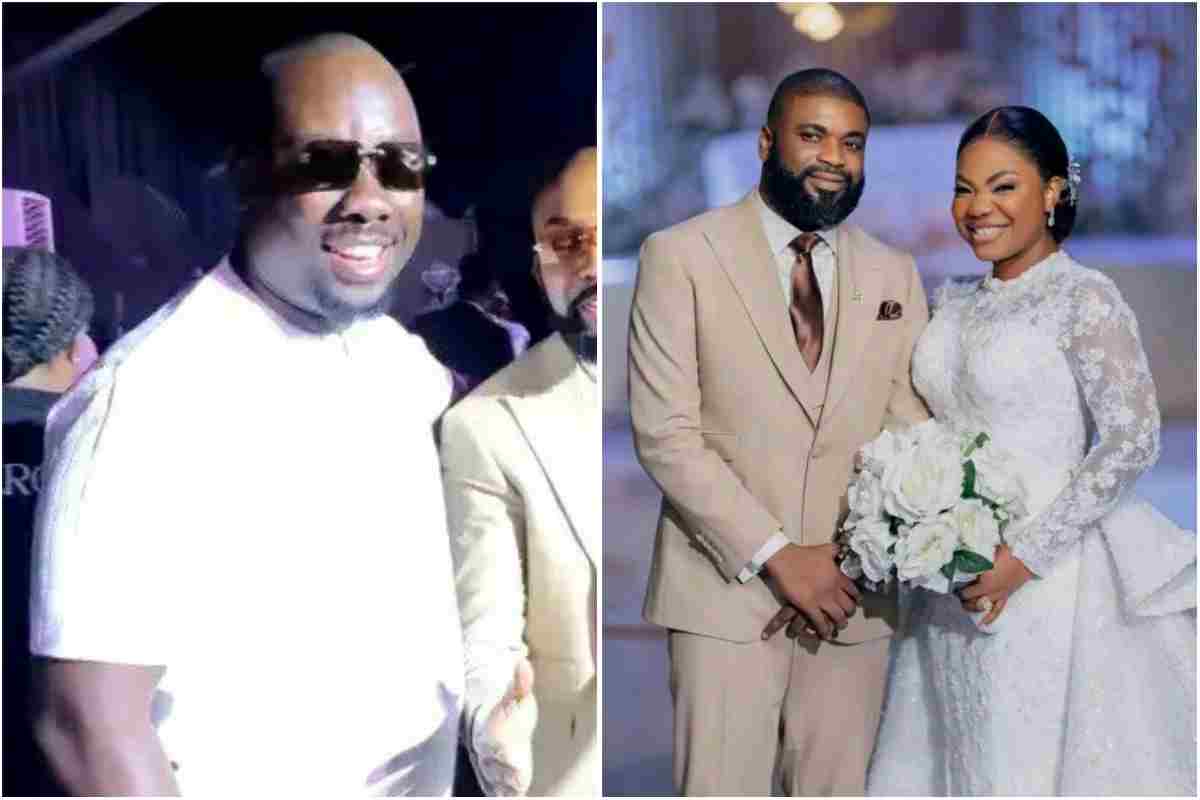 VIDEO: Reactions As Obi Cubana was spotted spraying money at Mercy Chinwo’s Wedding Reception
