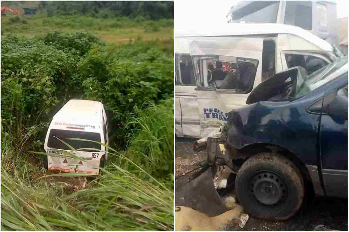 PHOTOS: 9 out of 10 vechiles coming from RCCG Convention Narrowly survived fatal car accident